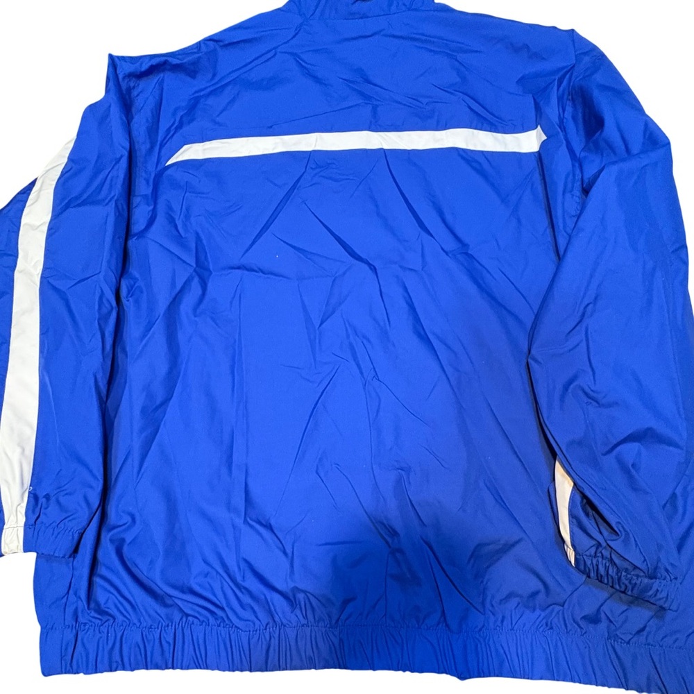 Nike blue and white windbreaker jacket with STANTON BASKETBALL men women xl - Picture 4 of 12